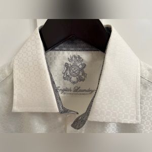 English Laundry men’s fitted dress shirt, size 16-32/33.